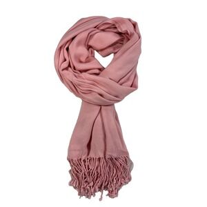 Womens 30X80" Pink Scarf Wrap Shawl Cottagecore BOHO Feminine Soft Girl Coquette